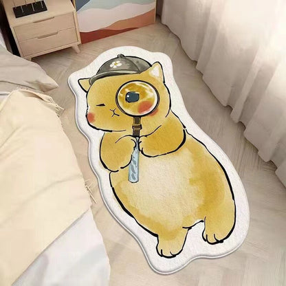 Cartoon Katzenförmiger Teppich Brehn