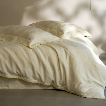 Luxus Jacquard Satin Bettwäsche Set
