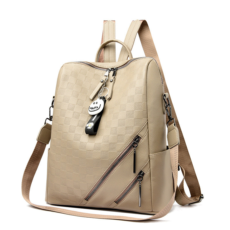 Karomuster Stylischer Rucksack Brehn