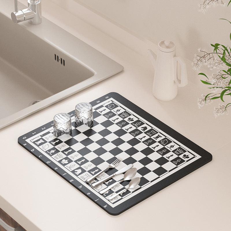 Sechseckiges Design Küchen Trockenmatte