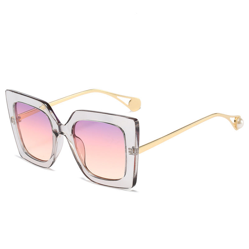 Oversized Geometrische Mode Sonnenbrille Brehn