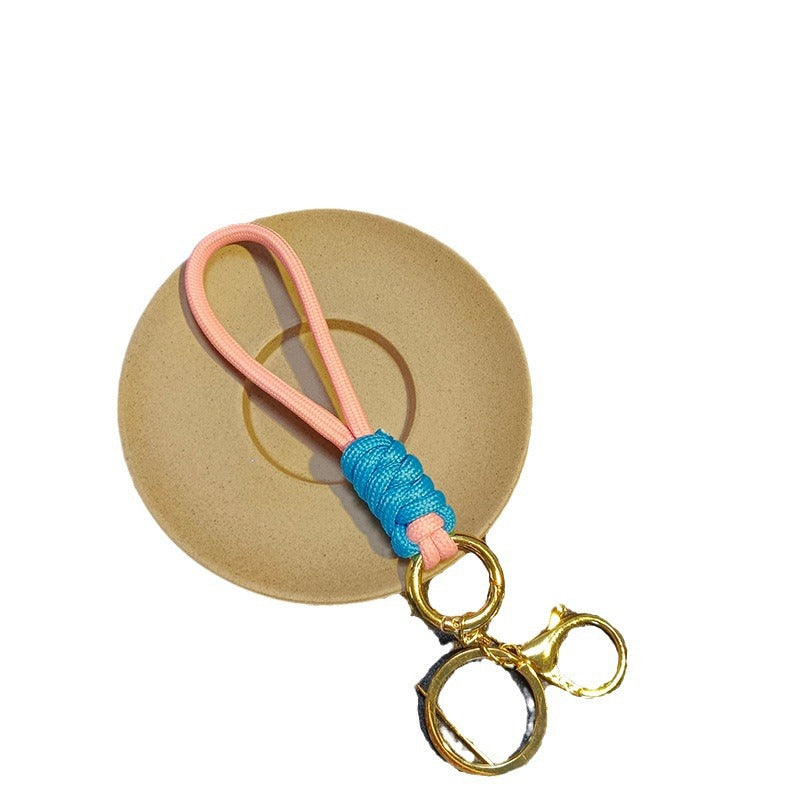 Bunter Geflochtener Schlüsselanhänger Halter Brehn