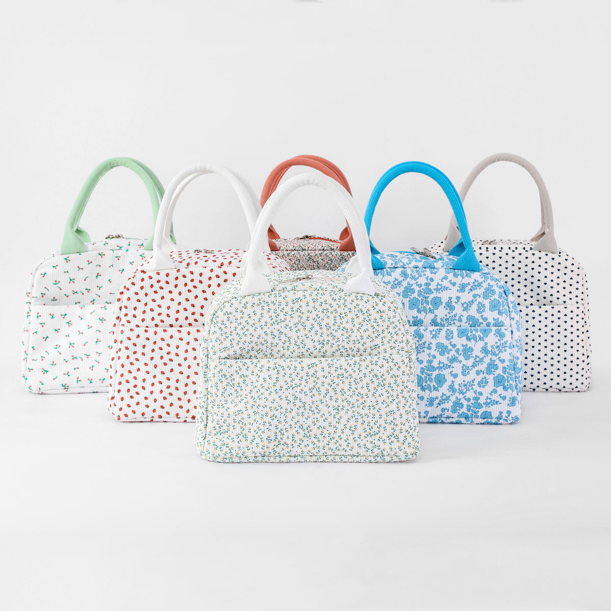 Isolierte Blumige Lunch Tasche