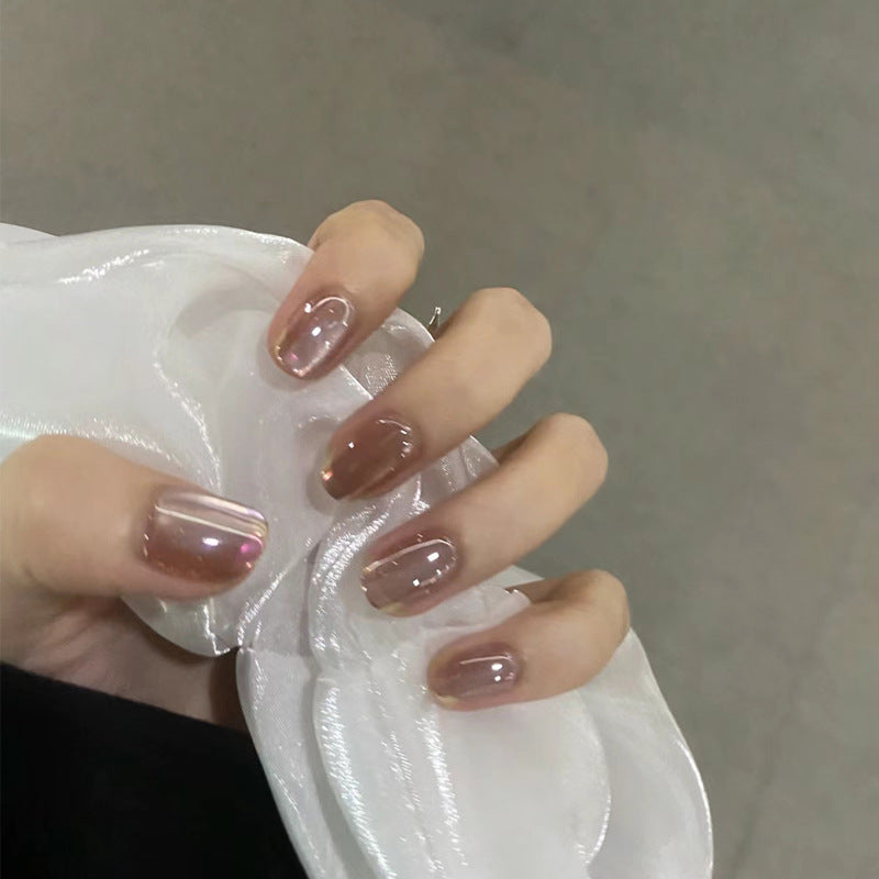 Iridescente Press-On Nagelset Brehn