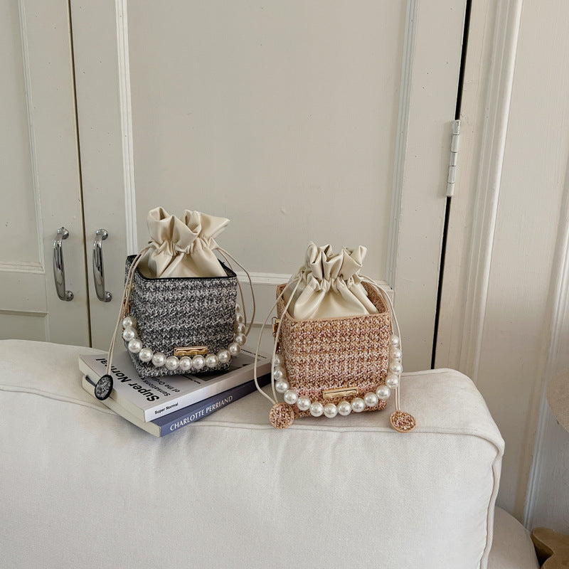 WoStylish Texturiert Mini Handtasche Brehn
