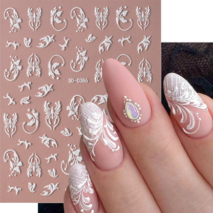 Elegante Nagelkunst Stempelplatte