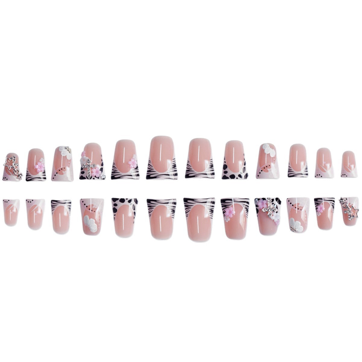 Dekorative Acryl-Nagelerweiterungen Brehn