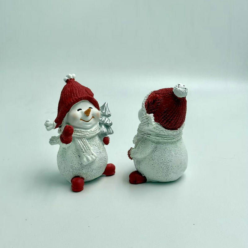 Freundliche Weihnachtsmann Dekofigur Brehn