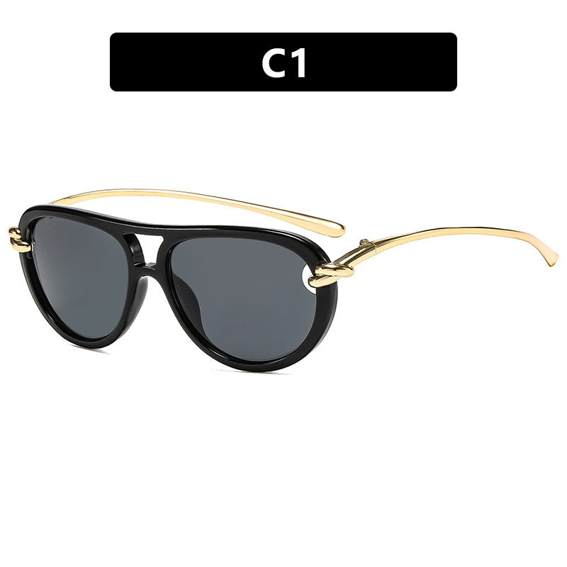Damen Retro-Sonnenbrille mit elegantem Rahmen und polarisierten Gläsern Brehn