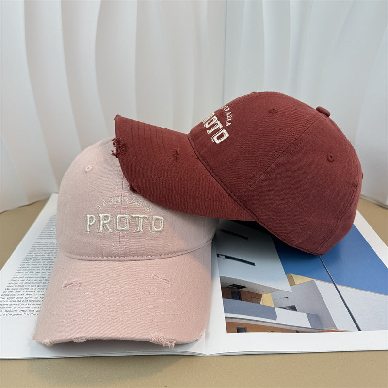 Herren Vintage-inspirierte verrostete Baseballmütze Brehn