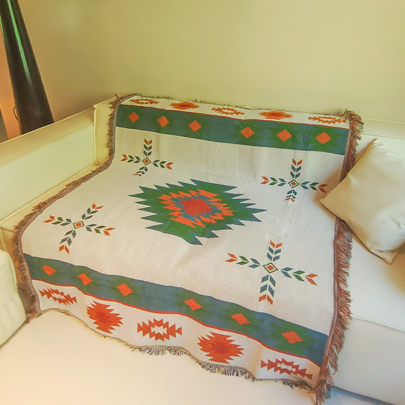 Native American-inspirierte dekorative Wurfdecke