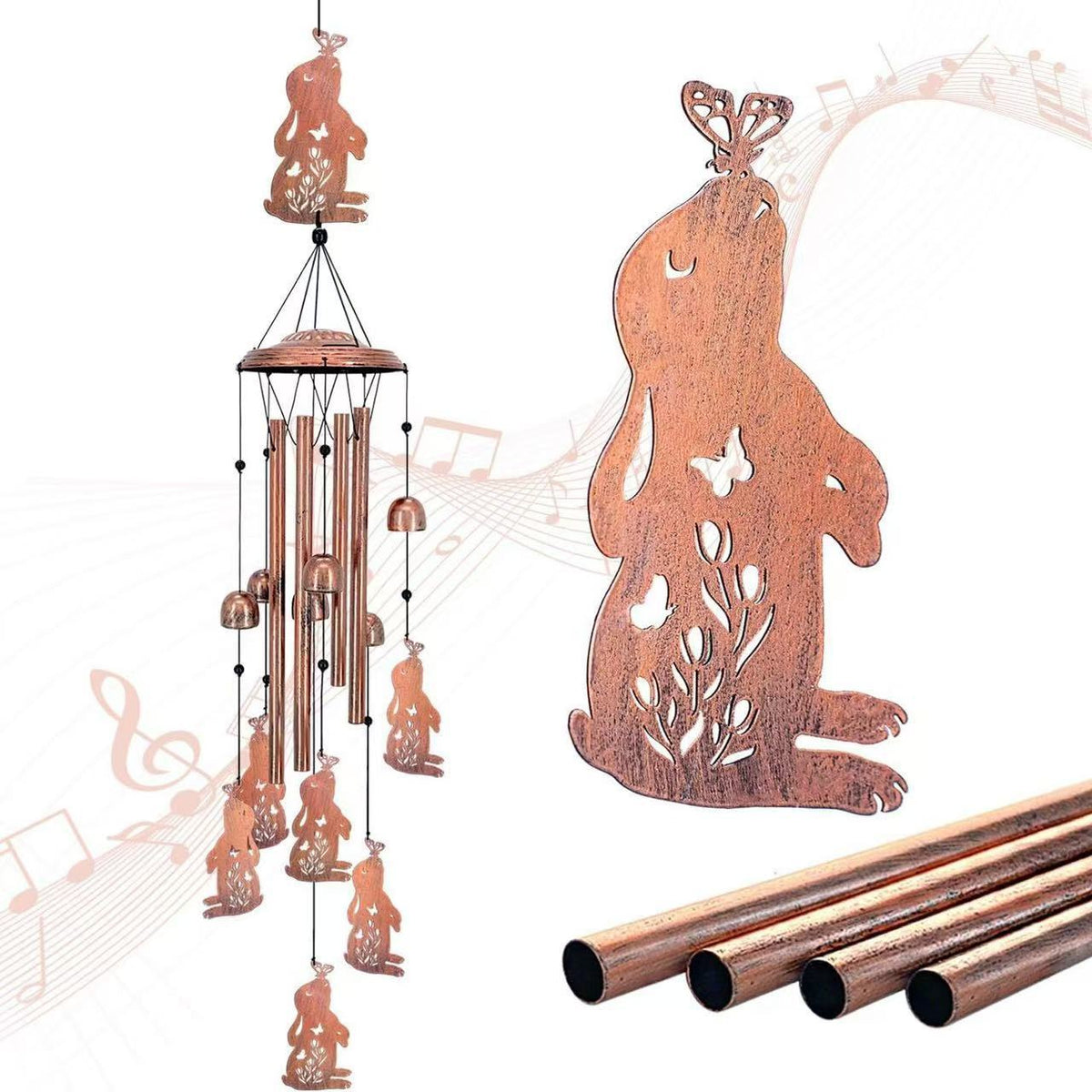 Dekorativer Windspiel mit Dackel-Design Brehn
