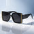 Retro-inspirierte schicke quadratische Sonnenbrille Brehn