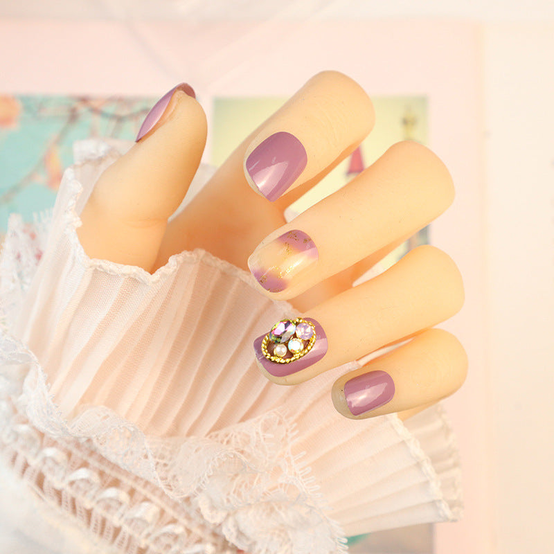 Rhinestone-besetztes Press-On Nagelkunstset Brehn