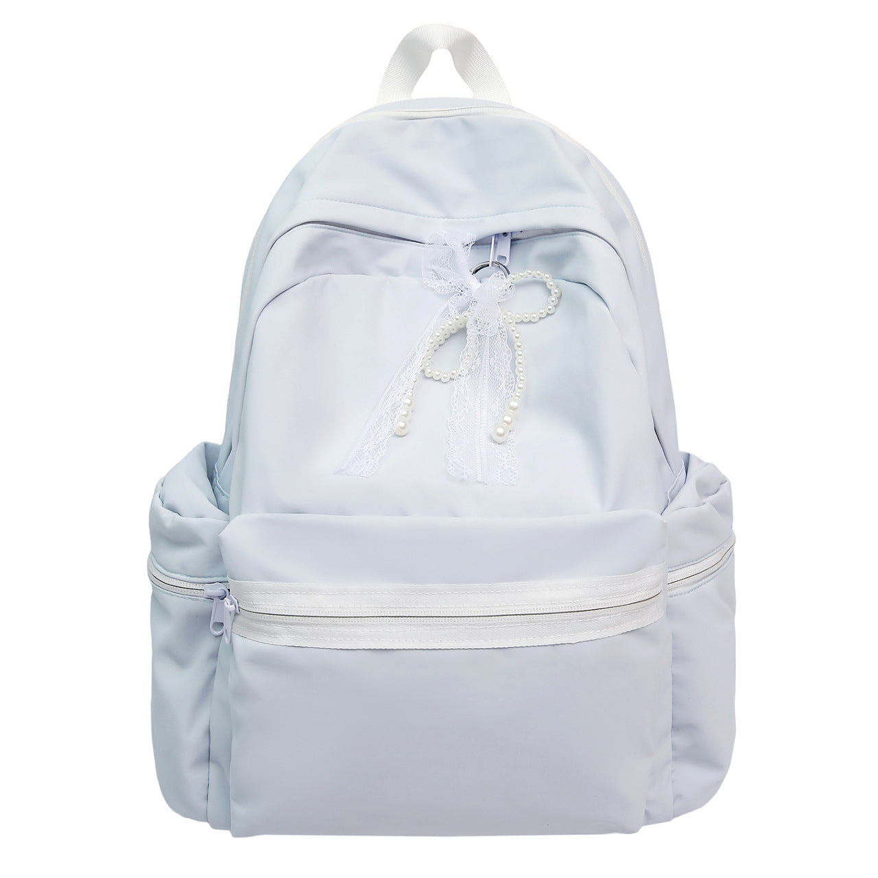 Eleganter Rucksack mit Perlen- und Spitzenakzenten Brehn