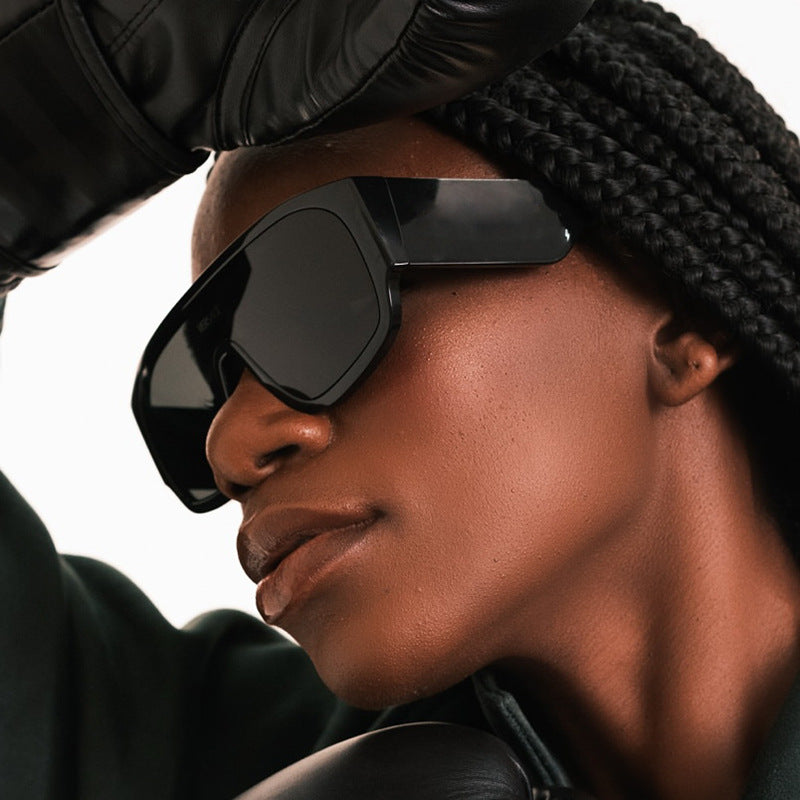 Damen Modische Oversized-Sonnenbrille mit einzigartigem Design Brehn