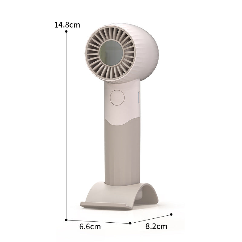 Damen tragbarer Mini-Handventilator mit integrierter Halterung Brehn