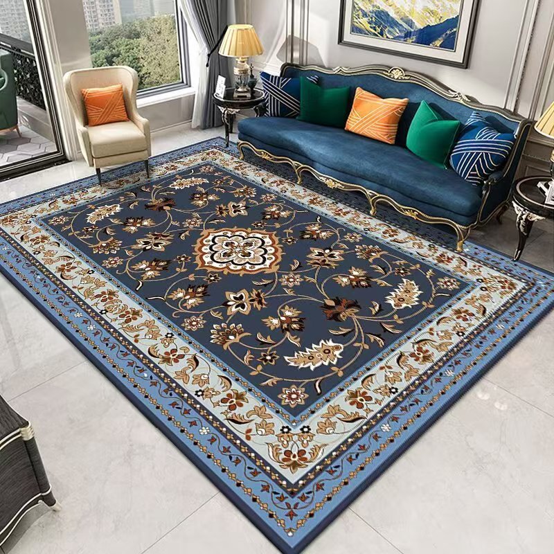 Eleganter Vintage Floral Teppich