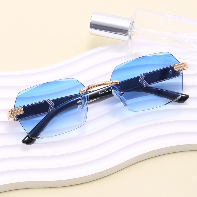 Damen Trendige geometrische Sonnenbrille Brehn