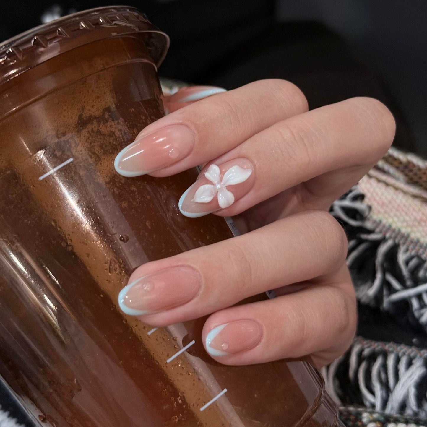Kunstnägel mit Eleganten Floralen Akzenten Brehn