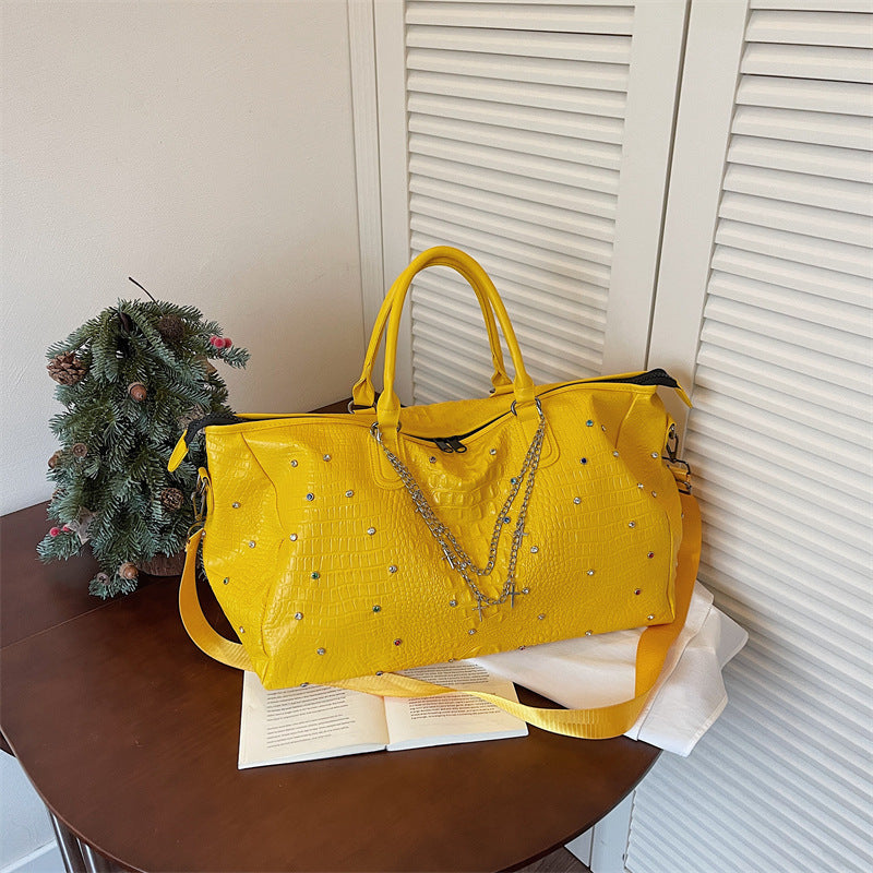 Elegante strukturierte Reisetasche Brehn
