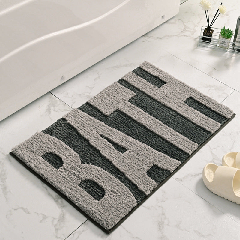 Moderne abstrakte Badematte Brehn