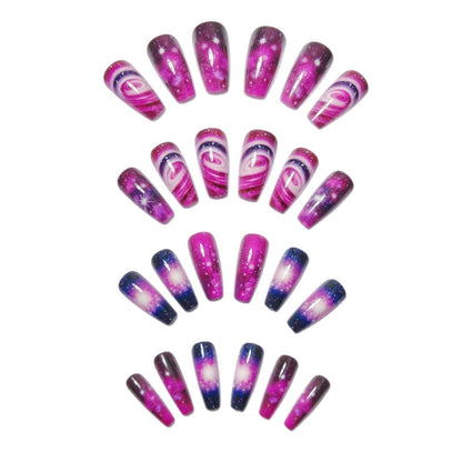Galaxy-inspirierte Nagelkunst Brehn 1788155576