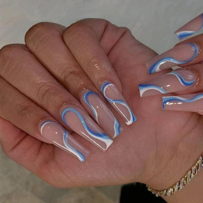 Künstlerische Gel-Nageldesigns