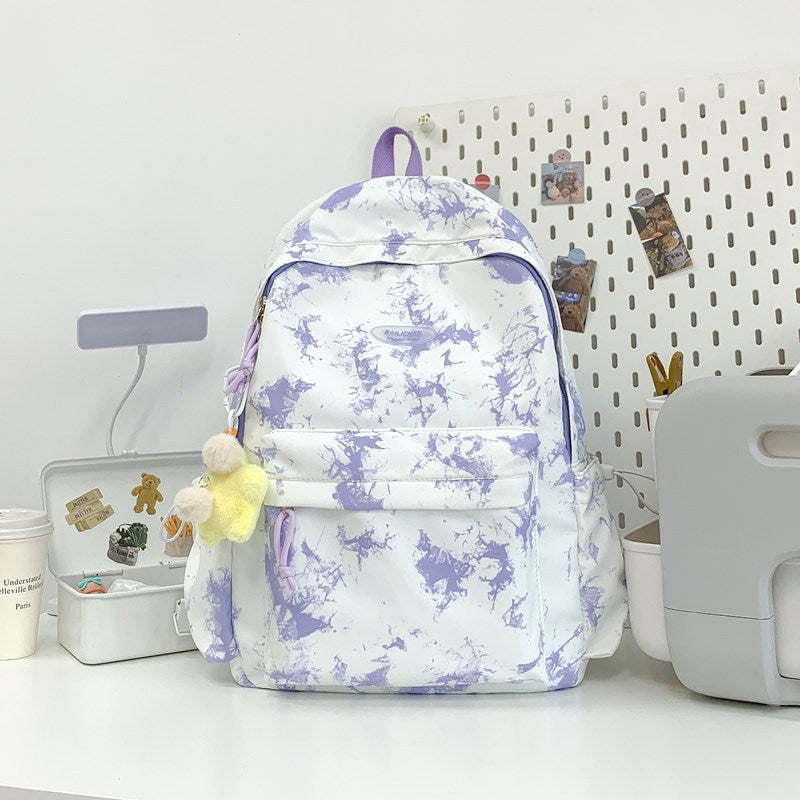 Marmoriertes Muster Rucksack