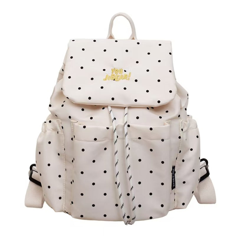 Polka Dot Texturierte Rucksack Brehn
