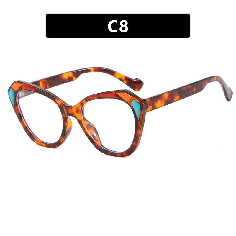 Damen Katzenaugen-Sonnenbrille mit modischen Details Brehn