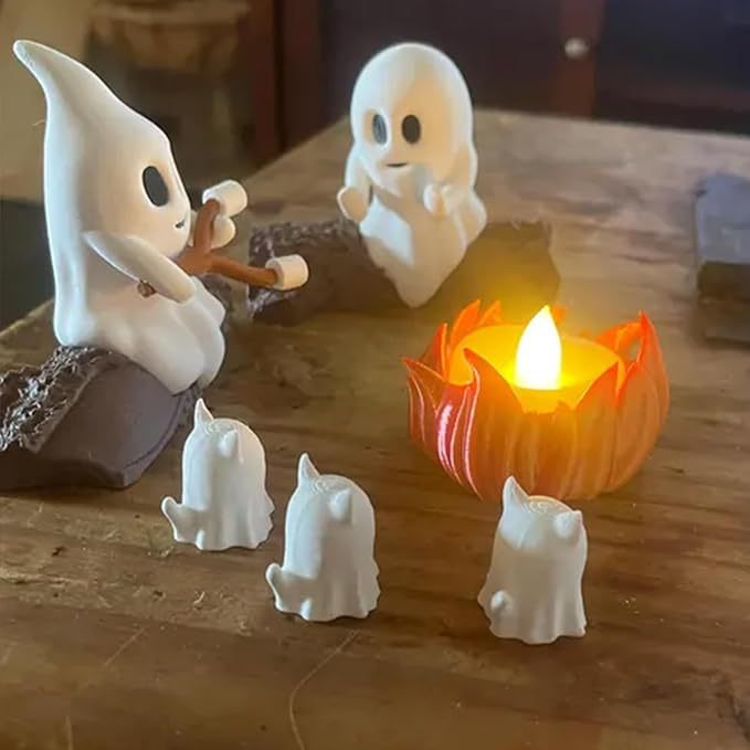 Kreatives Ghost Campfire Figuren Set Brehn