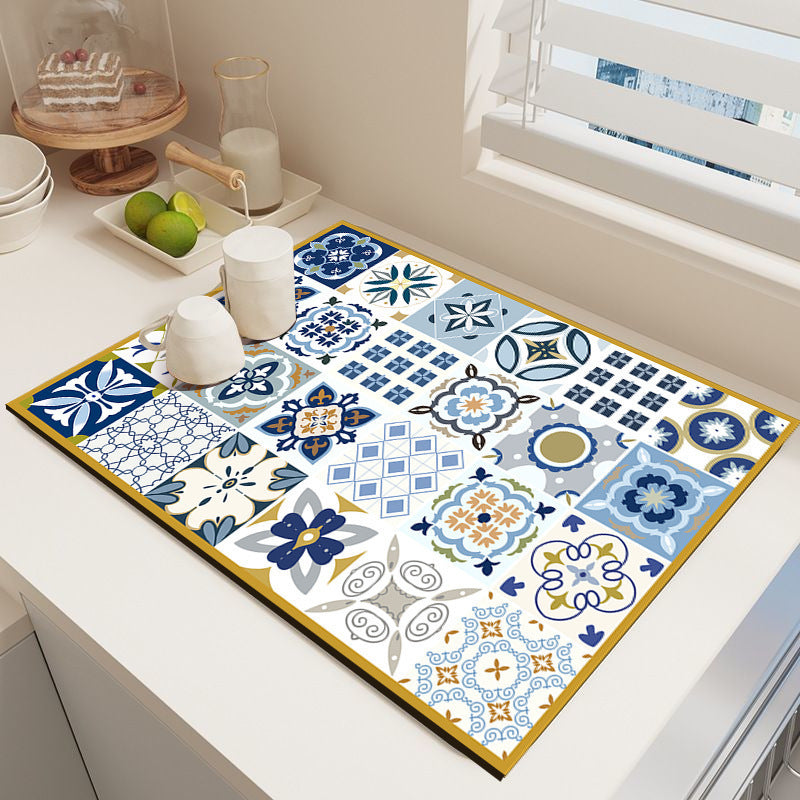 Elegante Mosaikmuster Küchenmatte Brehn