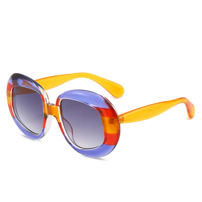 Vintage-inspirierte geometrische Rahmen-Sonnenbrille Brehn