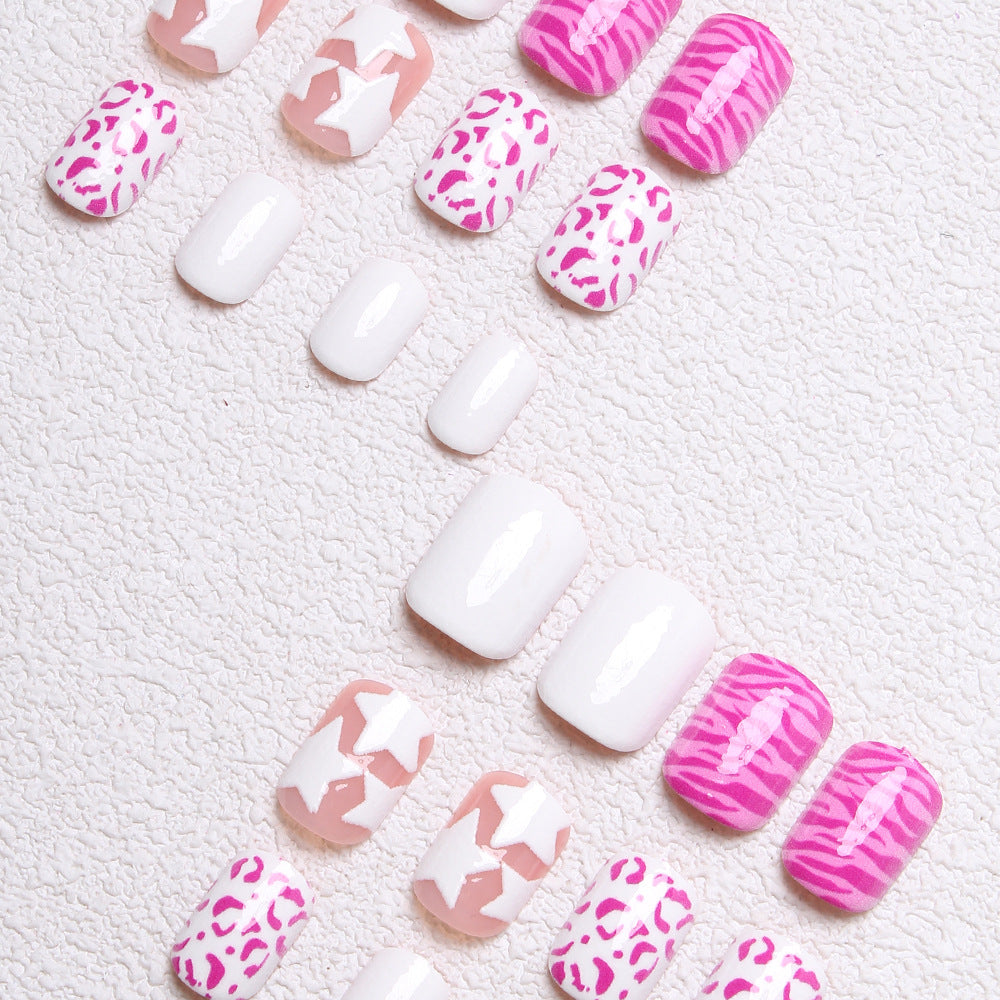 Künstlerisch inspiriertes Press-On Nagelset Brehn