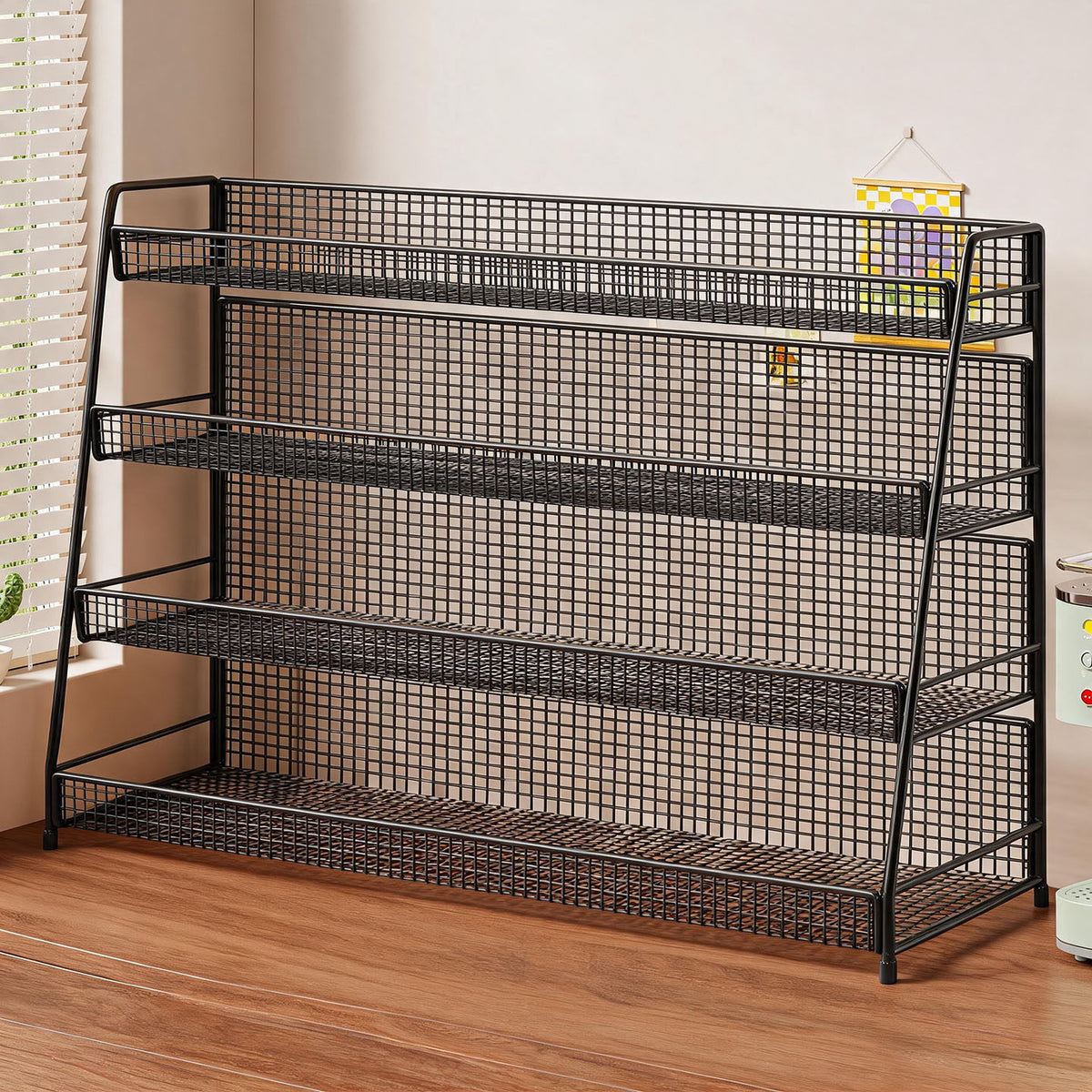 Vierstufiger Desktop-Band- und Klebeband-Organizer-Rack