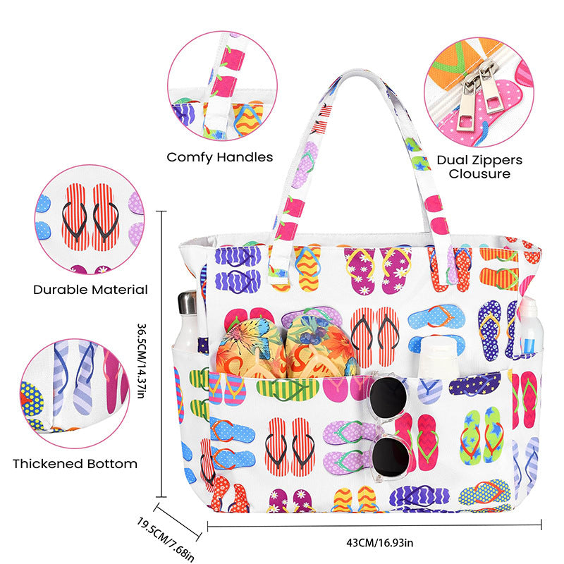 Strandtasche mit Praktischem Stauraum und Robustem Design Brehn