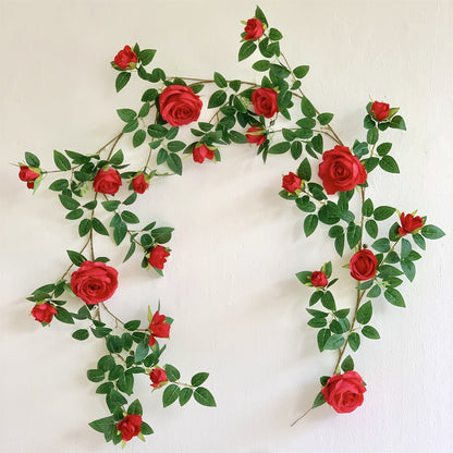 Künstliche Blumen Wand Girlande