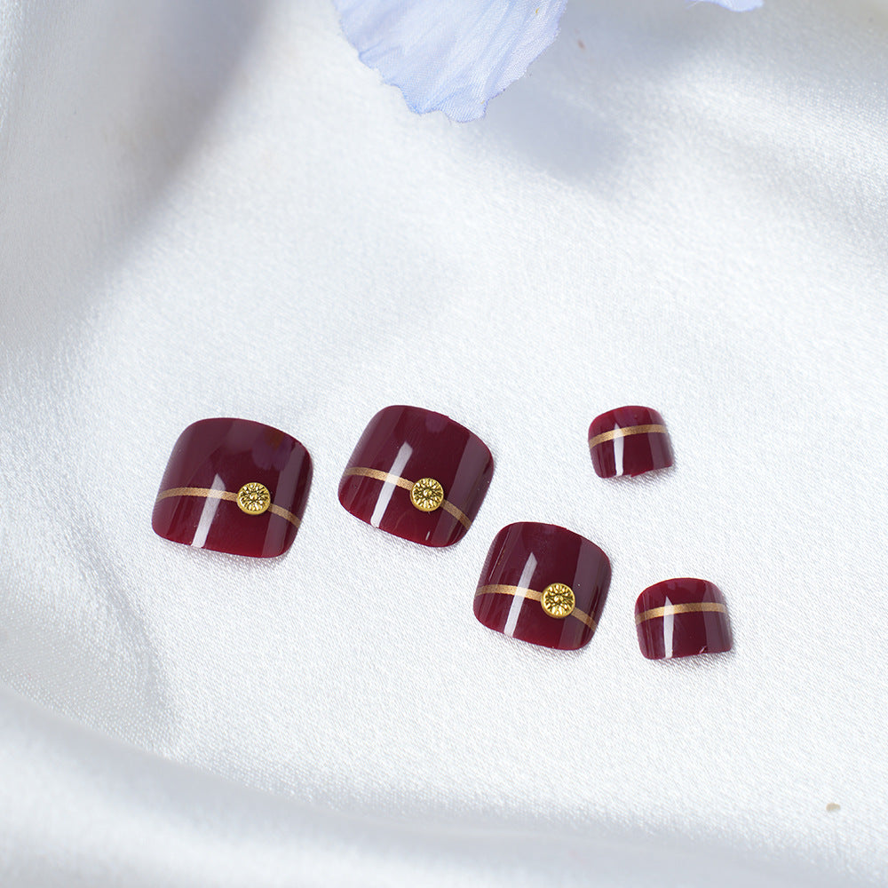 Elegantes Press-On Nail Set Brehn