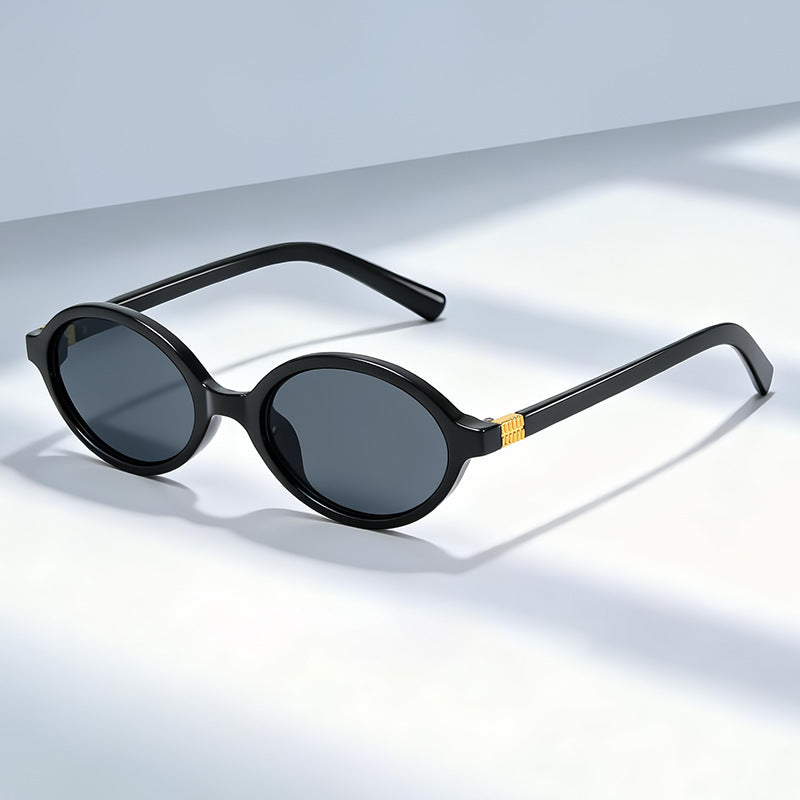 Vintage-inspirierte ovale Fassung Brille Brehn