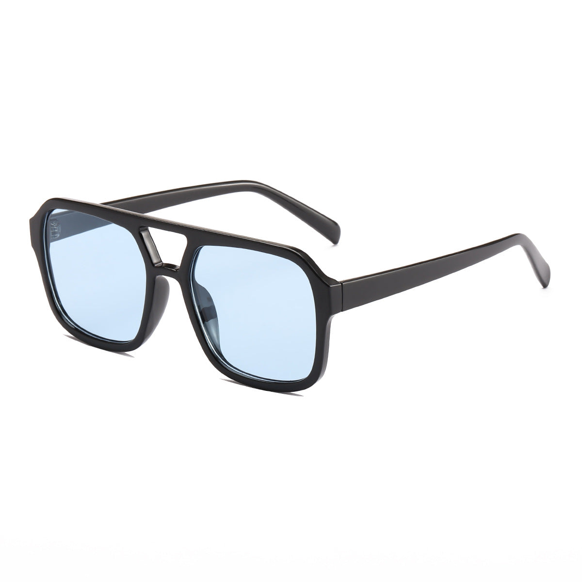 Damen elegante quadratische Sonnenbrille mit stilvollem Muster Brehn