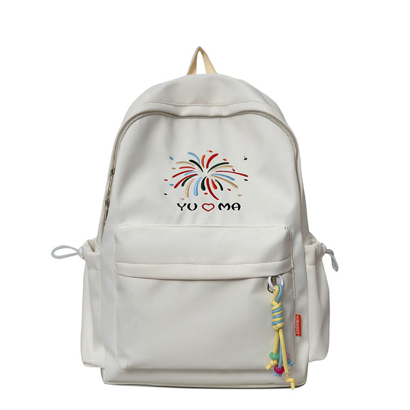 Lässiger bestickter Rucksack