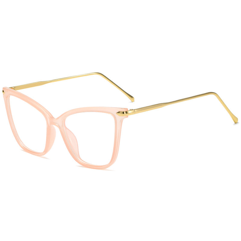 Damen Cat-Eye Brille mit filigranem Metallrahmen Brehn