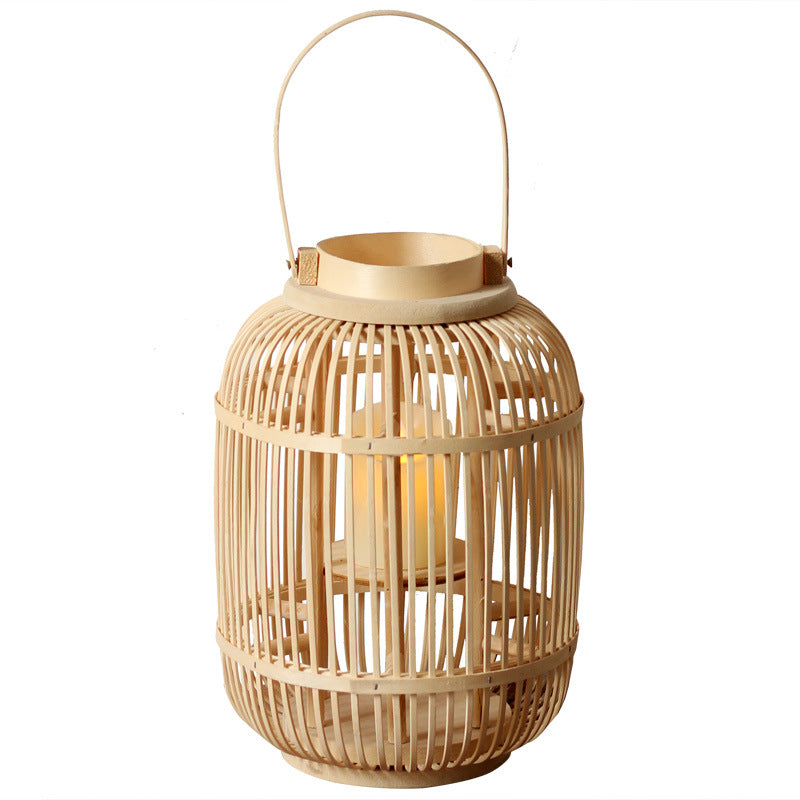 Dekorative Laterne aus Rattan Brehn