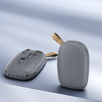 Tragbare Powerbank mit Integriertem Multifunktionsladekabel Brehn