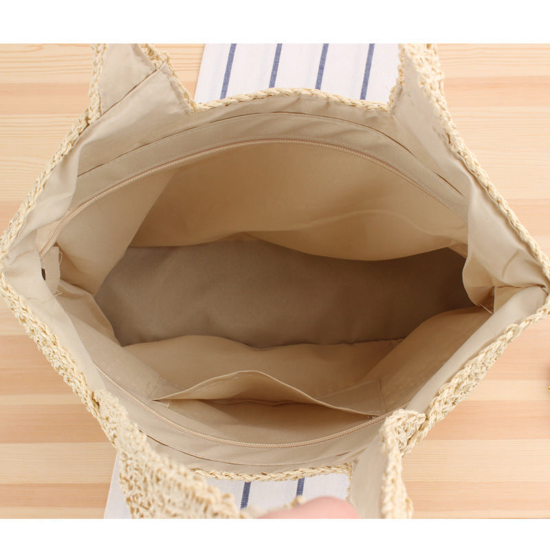 Trendige Handtasche Aus Strapazierfähigem Naturmaterial Brehn