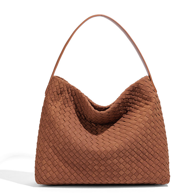 Zeitgenössische gewebte Hobo-Tasche Brehn