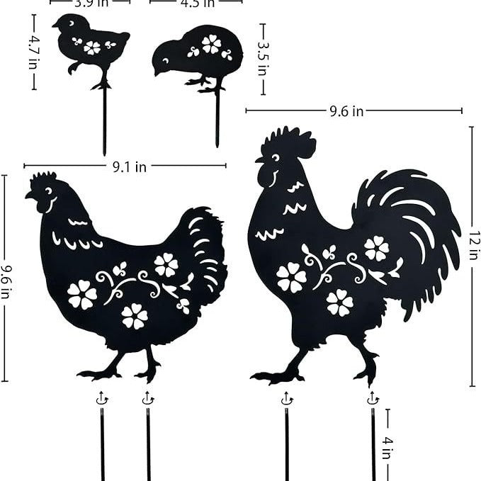 Garten Huhn Dekor Brehn