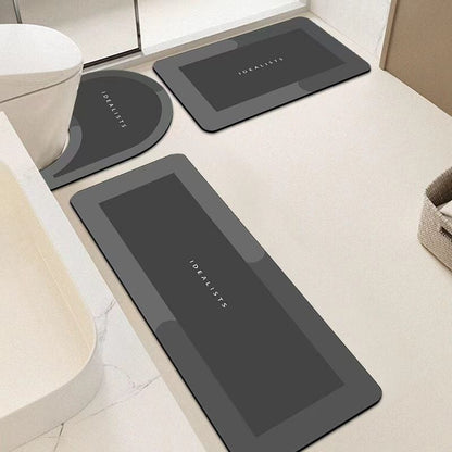 Modern Minimalist Badezimmermatten-Set Brehn