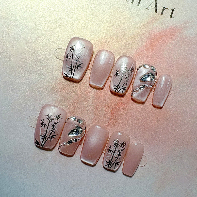 Dekoratives Press-On Nagelset Brehn
